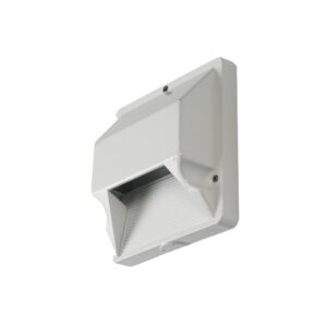 SUPERSCAPE aluminium foot light surface white with E14 lamp holder and top branded replacable E14 LED bulb 5 watt warm white FLC28-LED