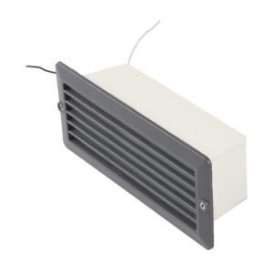 SUPERSCAPE Outdoor Lighting aluminium die cast foot light concealed grey with straight jaali for top branded replacable B22 LED lamp FLC33