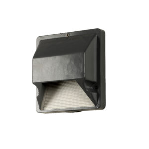 SUPERSCAPE aluminium foot light surface grey with E14 lamp holder and top branded replacable E14 LED bulb 5 watt warm white FLC36-LED