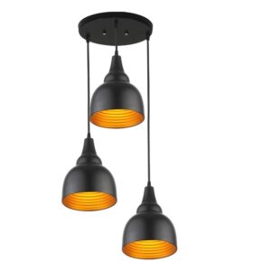 LEARC Designer Lighting Glass Metal Pendant Multiples HL3895-3