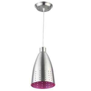 LEARC Designer Lighting satin pink Metal Pendent Single HL3915-P