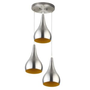 LEARC Designer Lighting Glass Metal Pendant Multiples HL3928-3