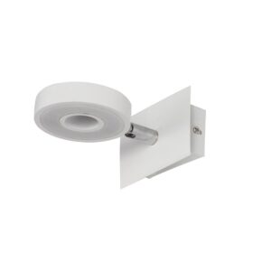 LEARC powder coated white finish single  spot Light 7 watt 3K SL96