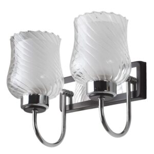 LEARC Designer Lighting Wrought Iron Rustic Finish Wall Light WL2086