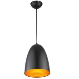 LEARC Designer Lighting black gold Metal Pendent Single HL3893-1
