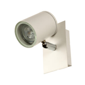LEARC white finish single GU10 spot light for top branded replacable LED lamp with bulb ML298-1