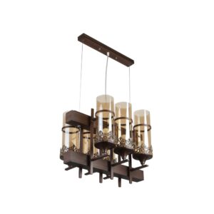 LEARC Designer Lighting Wrought Iron-Rustic Finish Pendant HL4083
