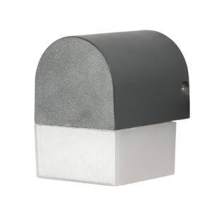 SUPERSCAPE Exterior 5 watt Wall Light LED grey one way up or  down with top branded LED  and driver and acrylic warm white WL2286