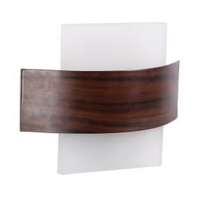 LEARC LED Lighting aluminium die cast premium wood finish 8 watt LED wall Light with yellow light  WL2472