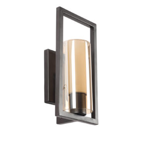 LEARC Designer Lighting Wrought Iron Rustic Finish Wall Light WL2589