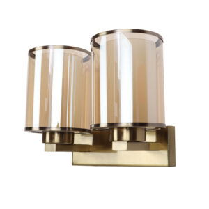 LEARC Designer Lighting Antique Brass Finish Wall Light WL2470