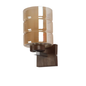 LEARC Designer Lighting Wrought Iron Rustic Finish Wall Light WL2525