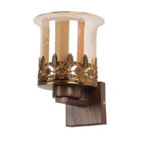 LEARC Designer Lighting Wrought Iron Rustic Finish Wall Light WL2534