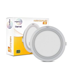 Wipro Garnet Wave Slim 3 watt Round Panel Light 6000K WP1001