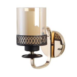 LEARC Designer Lighting Wrought Iron Rustic Finish Wall Light WL2697