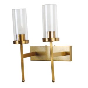 LEARC Designer Lighting Antique Brass Finish Wall Light WL2726