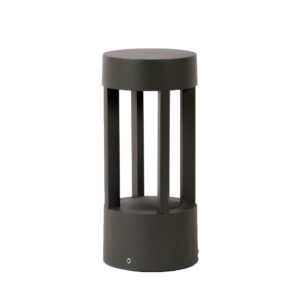 SUPERSCAPE Outdoor Lighting aluminium  grey 12 watt round LED Gate light with top branded LED  and high quality LED driver 3K GL4861
