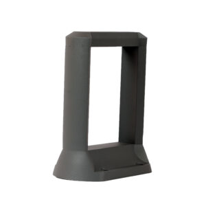 SUPERSCAPE Outdoor Lighting  aluminium die cast 10 inch 12 watt LED bollard grey with top branded LED and high quality LED driver K1101-S