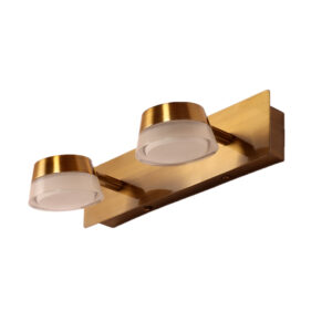 LEARC Led Lighting aluminium die cast antique gold finish double spot light bar 11 inch with 7 watt adjustible spot ML421-2