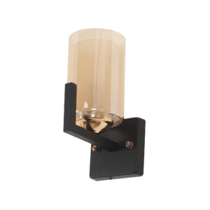 LEARC Designer Lighting Wrought Iron Rustic Finish Wall Light WL2829