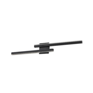 LEARC LED Lighting 24 watt aluminium die cast black finish 26 inch horizontal  verticle LED mirror wall light warm white  WL2928