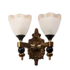 LEARC Designer Lighting  ANTIQUE BRASS FINISH WALL LIGHT WL3070
