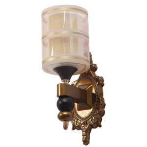 LEARC Designer Lighting  ANTIQUE BRASS FINISH WALL LIGHT WL3071