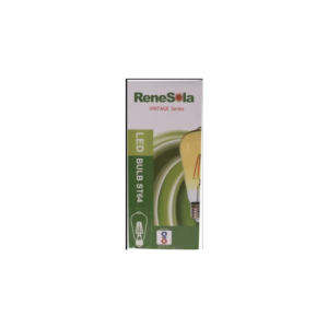 RENESOLA ST64 E27 9 WATT  LED FILAMENT BULB 2200K RN1035