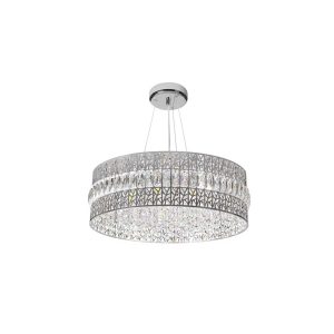 PHILIPS 581846 CORONA CHANDELIER STAINLESS STEEL CHROME PH1263