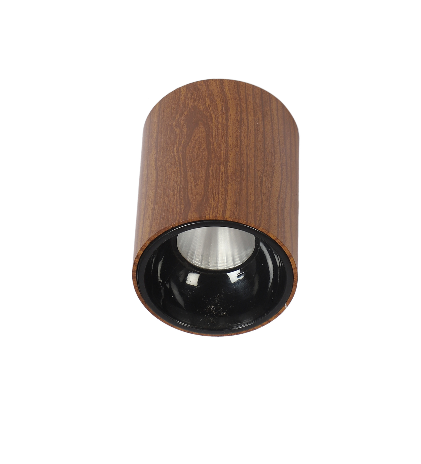 LEARC  aluminium wood finish black reflector, 12 Watt Bridgelux LED and high quality driver LED Ceiling Surface cylinder TR1705
