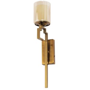 LEARC Designer Lighting  ANTIQUE BRASS FINISH WALL LIGHT WL3047