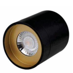 LEARC premium aluminium die cast black brush gold finish 18 watt Bridgelux LED and high quality driver Ceiling Surface drum X2034
