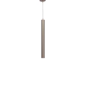 LEARC aluminium satin  finish 12 watt 1.68 inch diameter 18 inch height CREE LED Pipe hanging Light with Philips LED driver 3K HL7076-M