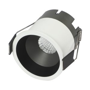 LEARC aluminium powder coated white black finish 10 watt LED down light with CREE COB and Fulham or equivalent driver TR1741
