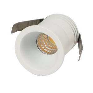 LEARC aluminium white finish sleek 40mm 5 watt LED down light with Bridgelux with high quality LED driver TR1763