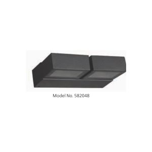 PHILIPS 582048 ALFRESCO SQUARE PATTERN WALL LIGHT 12 WATT PH1541