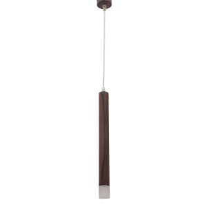 LEARC aluminium wooden finish 6 watt 1.36 inch diameter 14.4 inch height CREE LED hanging Light with Philips LED driver 3K HL7090