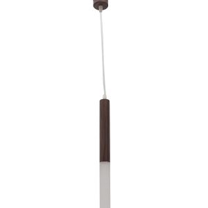 LEARC aluminium wooden finish 6 watt 1.36 inch diameter 14.4 inch height CREE LED hanging Light with Philips LED driver 3K HL7095