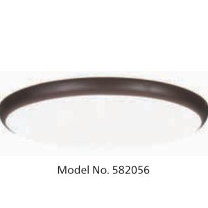 PHILIPS 582056 SATURN BROWN CEILING LIGHT 18 WATT 10 INCH 3K YELLOW LIGHT PH1654
