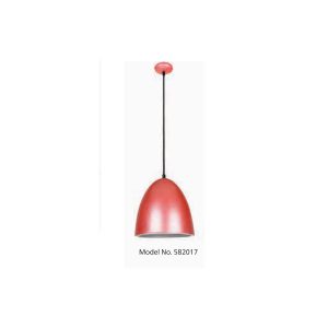 PHILIPS 582017 GEMINI ANTIQUE RED AND SILVER DOUBLE LAYERED PENDANT PH1712
