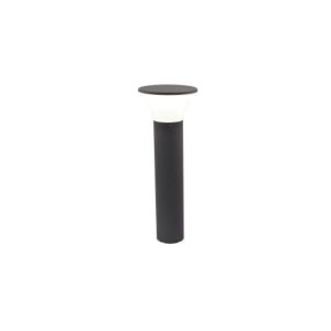 SUPERSCAPE Outdoor Lighting aluminium die cast 24 inch 7 watt LED bollard grey with clear diffuser and high quality LED and driver K1213-M