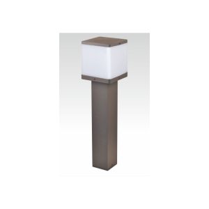 SUPERSCAPE Outdoor Lighting aluminium die cast 24 inch bollard grey for E27 LED lamp with high quality clear acrylic diffuser K1214-M