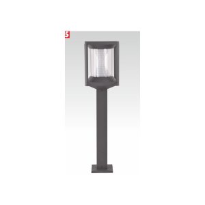 SUPERSCAPE aluminium die cast 14 watt 24 inch bollard grey with high quality clear acrylic diffuser and top branded LED and driver K1218-M