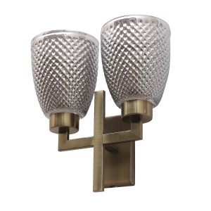 LEARC Designer Lighting ANTIQUE BRASS FINISH WALL LIGHT WL3188