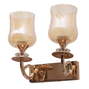 LEARC Designer Lighting Golden Finish Wall Light WL3196