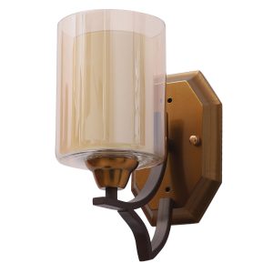 Learc designer lighting Antique Brass Finish Wall Light WL3241