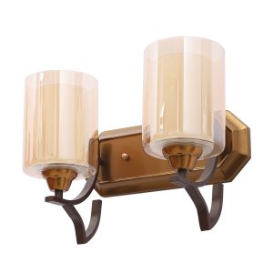 Learc designer lighting Antique Brass Finish Wall Light WL3242