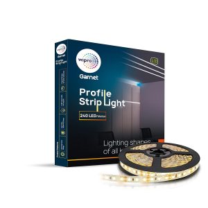 Wipro Garnet 11 mm Profile LED strip light  16 watt and 240 LED per meter 4000K without driver WP1498