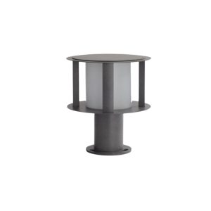 SUPERSCAPE premium gate light E27 grey with high quality acrylic diffuser GL4964-S