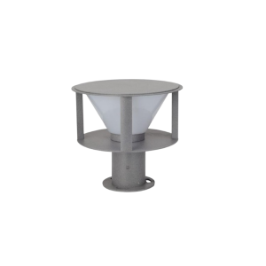 SUPERSCAPE premium gate light E27 grey with high quality acrylic diffuser GL4965